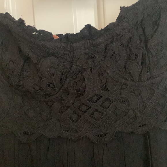 Free People Adella Corset Maxi Dress Black NWT - Picture 4 of 7